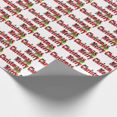 Vloeistoftekst voor kerst cadeaupapier (Hoek)