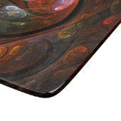 Vloeistofverbinding Abstracte kunstrechthoek Snijplank (Hoek)