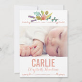 VLOEISTORAAL | GEBOORTEAANKONDIGING AANKONDIGING (Voorkant)