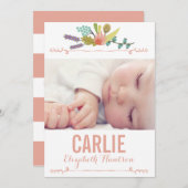 VLOEISTORAAL | GEBOORTEAANKONDIGING AANKONDIGING (Voorkant / Achterkant)