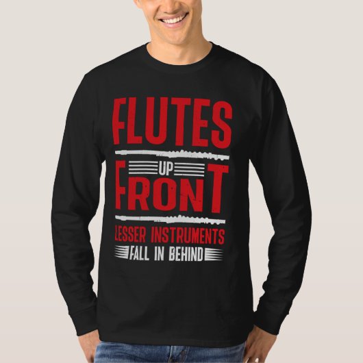 Vloeit achter op de Herfst van de Lesser Instrumen T-shirt (Voorkant)