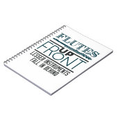 Vloeit de Ventilator van de Ventilator omhoog Notitieboek (Linkerzijde)