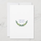 Vloeit virtuele Baby shower per post met Waterverf Kaart (Achterkant)