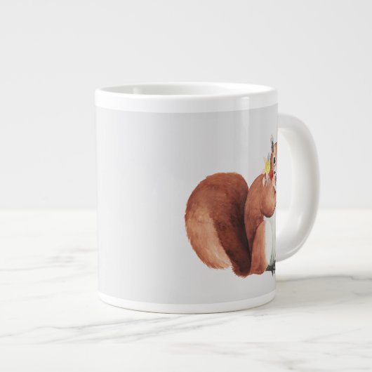 Vloeizoenkruin Forester Squirrel Grote Koffiekop (Voorkant rechts)