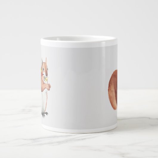 Vloeizoenkruin Forester Squirrel Grote Koffiekop (Voorkant)