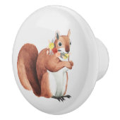 Vloeizoenkruin Forester Squirrel Keramische Knop (Rechts)