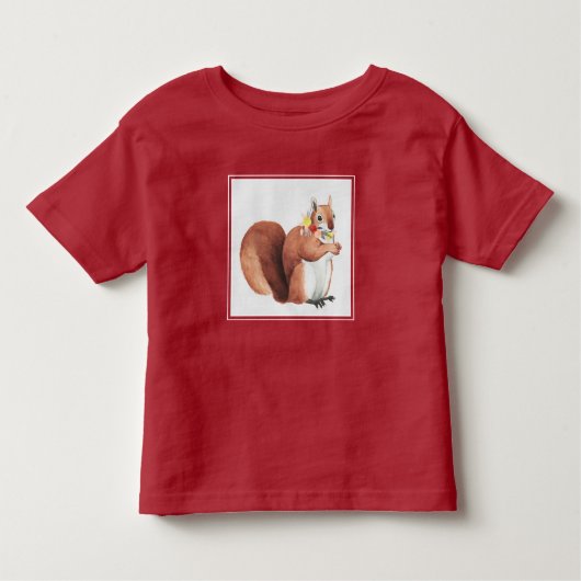 Vloeizoenkruin Forester Squirrel Kinder Shirts (Voorkant)