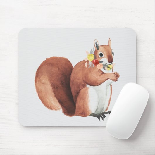 Vloeizoenkruin Forester Squirrel Muismat (Met muis)