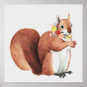 Vloeizoenkruin Forester Squirrel Poster (Voorkant)
