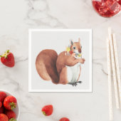 Vloeizoenkruin Forester Squirrel Servet (Insitu)