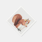 Vloeizoenkruin Forester Squirrel Servet (Hoek)