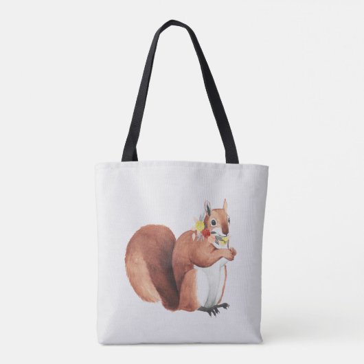 Vloeizoenkruin Forester Squirrel Tote Bag (Achterkant)