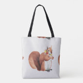 Vloeizoenkruin Forester Squirrel Tote Bag (Achterkant)