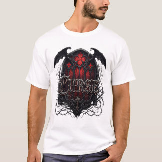 Vloek – Gotisch kerkraam Dark Fantasy Design T-shirt