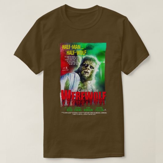 Vloek van het weerwolf alternatief poster t-shirt (Design voorkant)