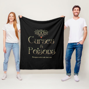 Vloeken en Vergiften Fleece Deken