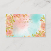 Vloer aanjager visitekaartje (Voorkant)