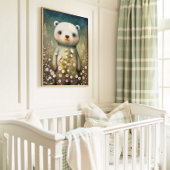 Vloer Baby Beer | Beer wandafdrukken Poster