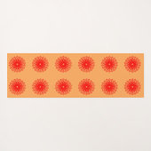 Vloer Bloom Geometric Mandala dubbelzijdig Yogamat (Achterkant (horizontaal))