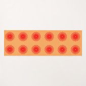 Vloer Bloom Geometric Mandala dubbelzijdig Yogamat (Voorkant (horizontaal))