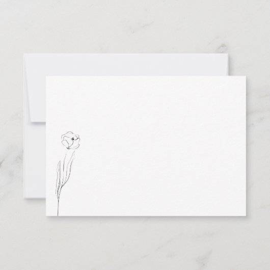 Vloer Boho Clear Indie Details eenvoudig Kaart (Achterkant)