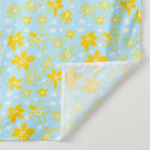 Vloer Bouquet Daisy Meadow Sky Yellow White