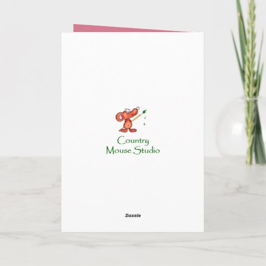  Vloer Bouquet Mam Moederdag Kaart (Achterkant)