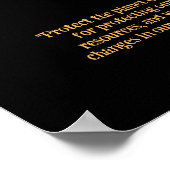 Vloer de aarde, bescherm het PLANET, BESPAAR DE AA Poster (Hoek)