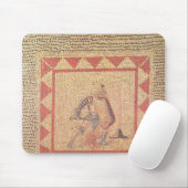 Vloer die een gladiator afschildert, van kant muismat (Met muis)