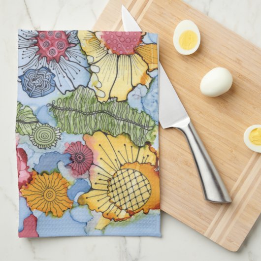 Vloer Doodle Kitchen Towel Theedoek (Quarter Fold)