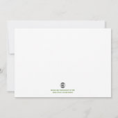 Vloer- en Boerderij-reünie uitnodigen Kaart (Achterkant)