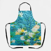 Vloer en Leaf, Japans ontwerp Schort (Voorkant)