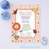 Vloer- en Plant-reclamebrochure Flyer (Enkel)