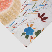 Vloer en stromend water, Japans ontwerp Tissuepapier (Detail)