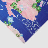 Vloer en stromend water, Japans ontwerp Tissuepapier (Detail)