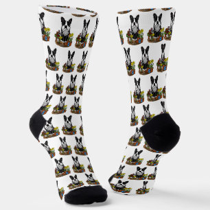 Vloer Gardener Boston Terrier (zwart) Cute Dog Sokken