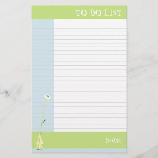 Vloer groen om Lijst te doen Briefpapier (Voorkant)