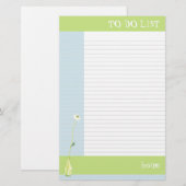 Vloer groen om Lijst te doen Briefpapier (Voorkant / Achterkant)