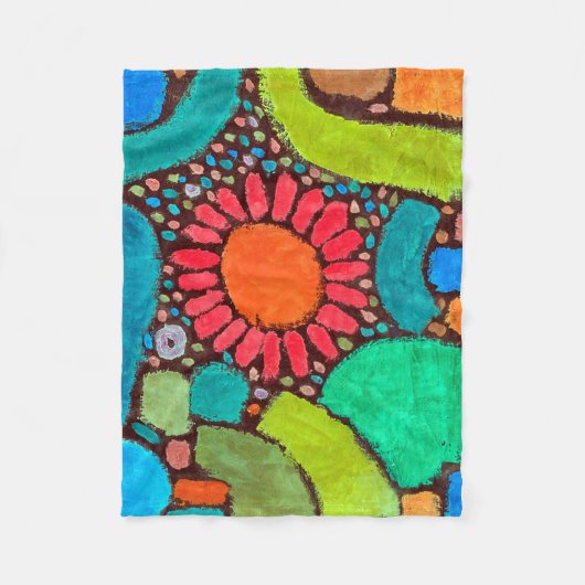 Vloer in de Valley, Klee Fleece Deken (Voorkant)