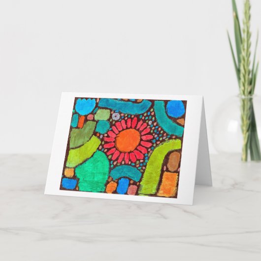 Vloer in de Valley, Klee Kaart (Voorkant)