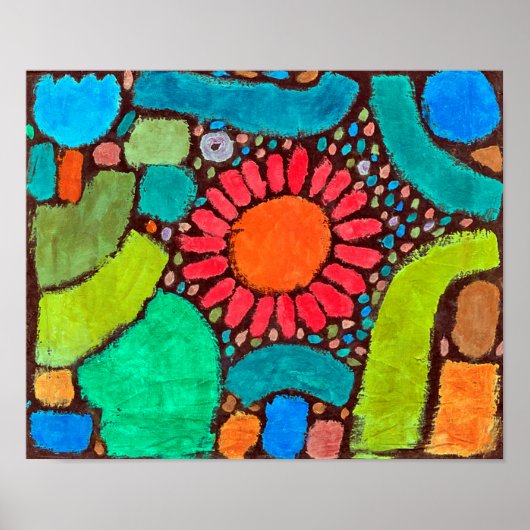 Vloer in de Valley, Klee Poster (Voorkant)