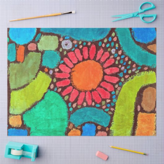 Vloer in de Valley, Klee Tissuepapier (Craft)