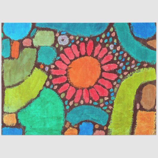 Vloer in de Valley, Klee Tissuepapier (Voorkant)