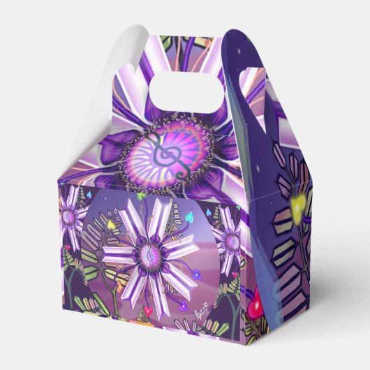 Vloer in de woestijnvaten bedankdoosjes (Achterkant)