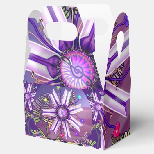 Vloer in de woestijnvaten bedankdoosjes (Geopend)