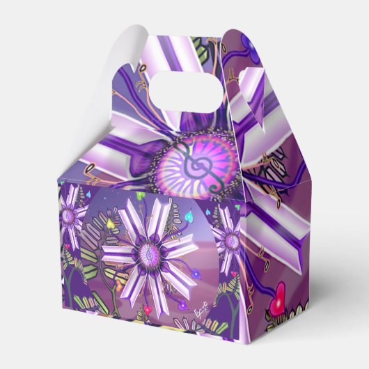 Vloer in de woestijnvaten bedankdoosjes (Voorkant Zijde)