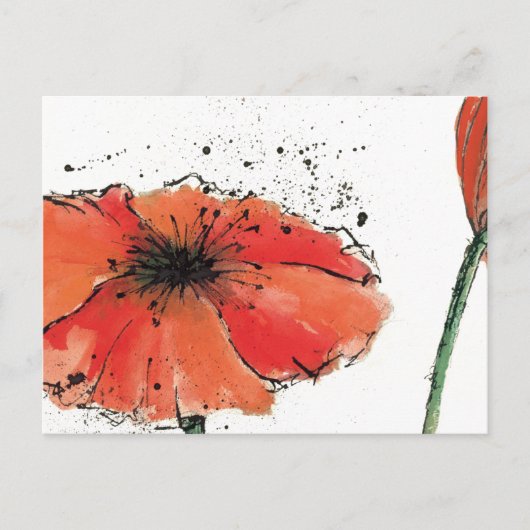 Vloer in volste bloei briefkaart (Voorkant)