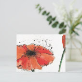 Vloer in volste bloei briefkaart (Staand voorkant)