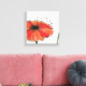 Vloer in volste bloei canvas afdruk (Insitu (Woonkamer))