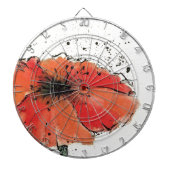 Vloer in volste bloei dartbord (Voorkant)